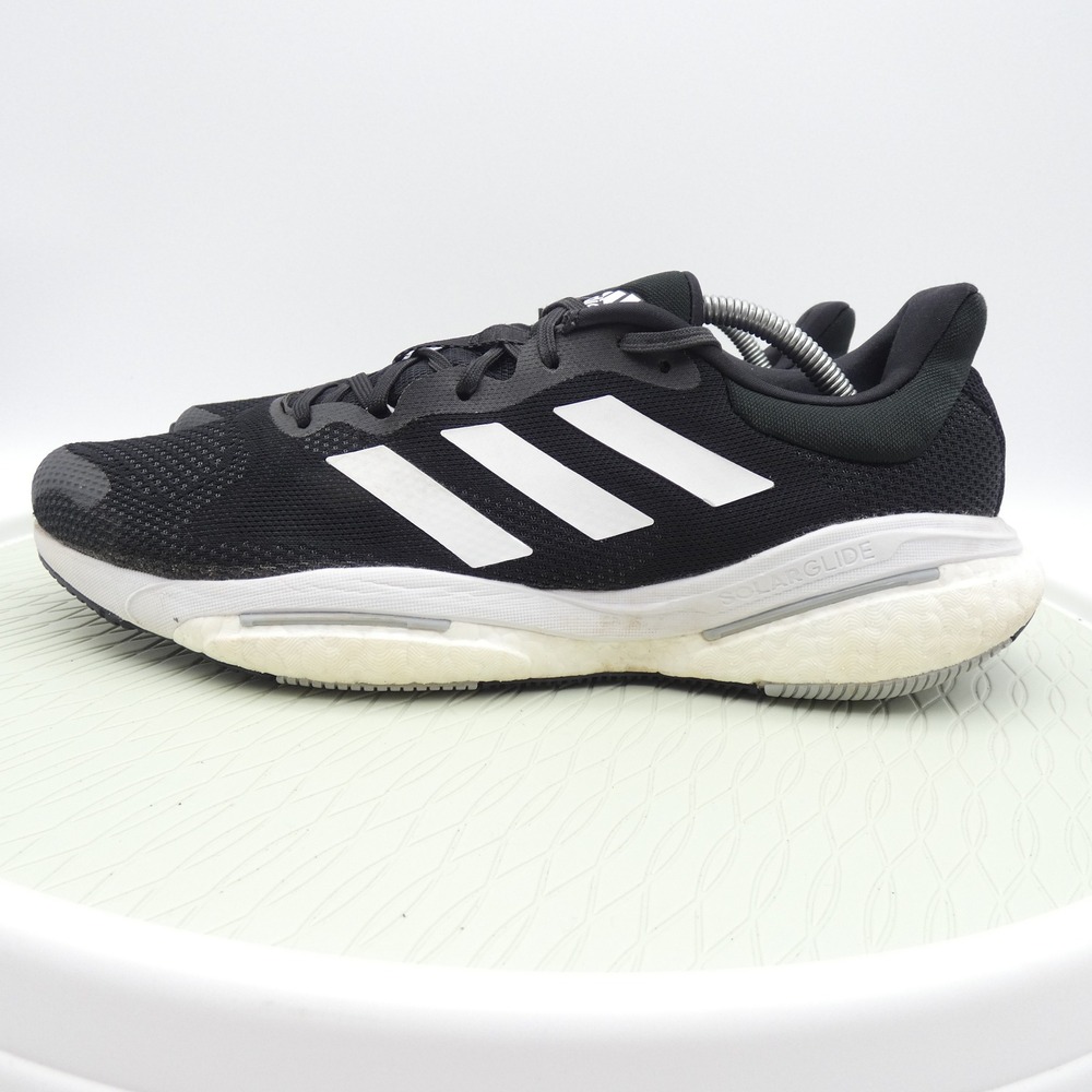 Adidas Solarglide 5 Mens Running Shoes Black White GX5468 Size 11
